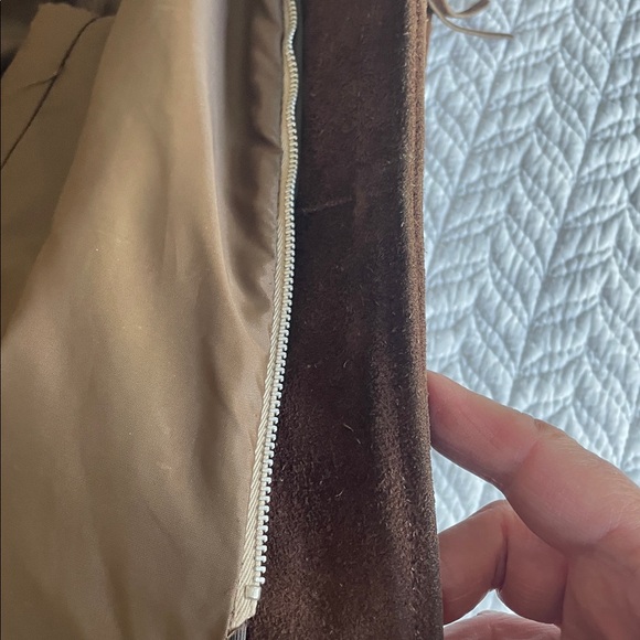 Vintage Suede Leather Fringe  Jacket - Picture 6 of 6
